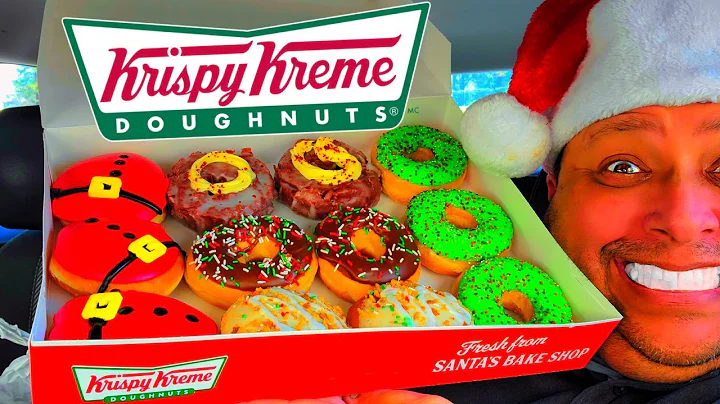 Krispy Kreme ~ Santa's Bakeshop Dozen Doughnuts Re...