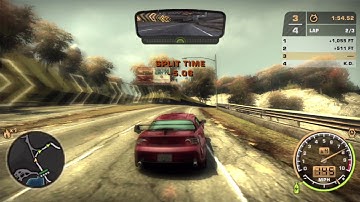 Need for Speed Most Wanted Lap Knockout Dunwich Village on AI mode