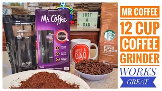 Mr. Coffee 12 Cup Electric Coffee Grinder with Multi Settings