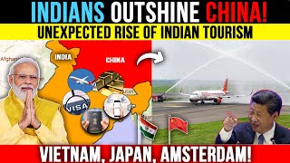 How India Surges Ahead vs China in Global Tourism 2024 | India China | Indian Economy |