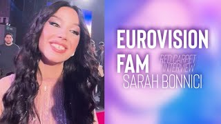 Sarah Bonnici - “Loop" (Malta 🇲🇹) Interview | PrePartyES Redcarpet | Eurovision Fam