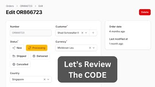 10+ Filament Tips from Official Demo Order Edit Form