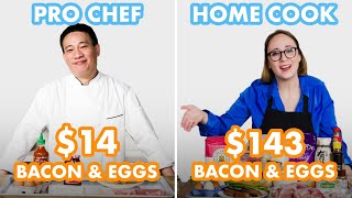 $143 vs $14 Breakfast: Pro Chef \& Home Cook Swap Ingredients | Epicurious