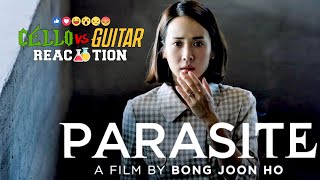 REACTION - Parasite [Official Trailer ITA] by Cello vs Guitar