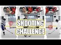 Hockey Shooting Challenges - Magzy vs. Big Rig #hockey #hockeyplayer @hockeytrend