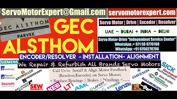 How to install GEC Alsthom Encoder Align Resolver Angle Adjust Servo Motor Drive data Parameters