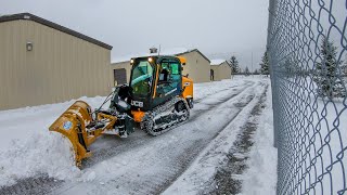 Plowing Snow with Brand New JCB Teleskid (2021 HandsOn Review)