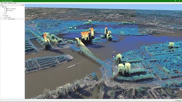 Pointclouds in QGIS using Potree and Qgis2threejs plugin