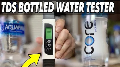 TDS Water Tester 💦 - Tap vs Bottled Water | How to use a TDS meter | PPM - Tester