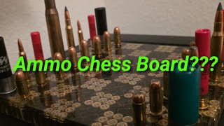 I Made This Out Of 9Mm - The Ammo Chess Board Resimi