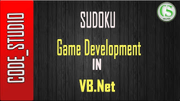 Sudoku Game Development in vb net