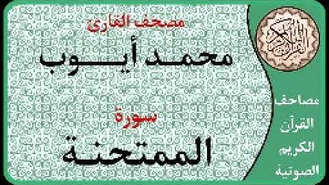 060 سورة الممتحنة ا بصوت القارئ محمد أيوب
