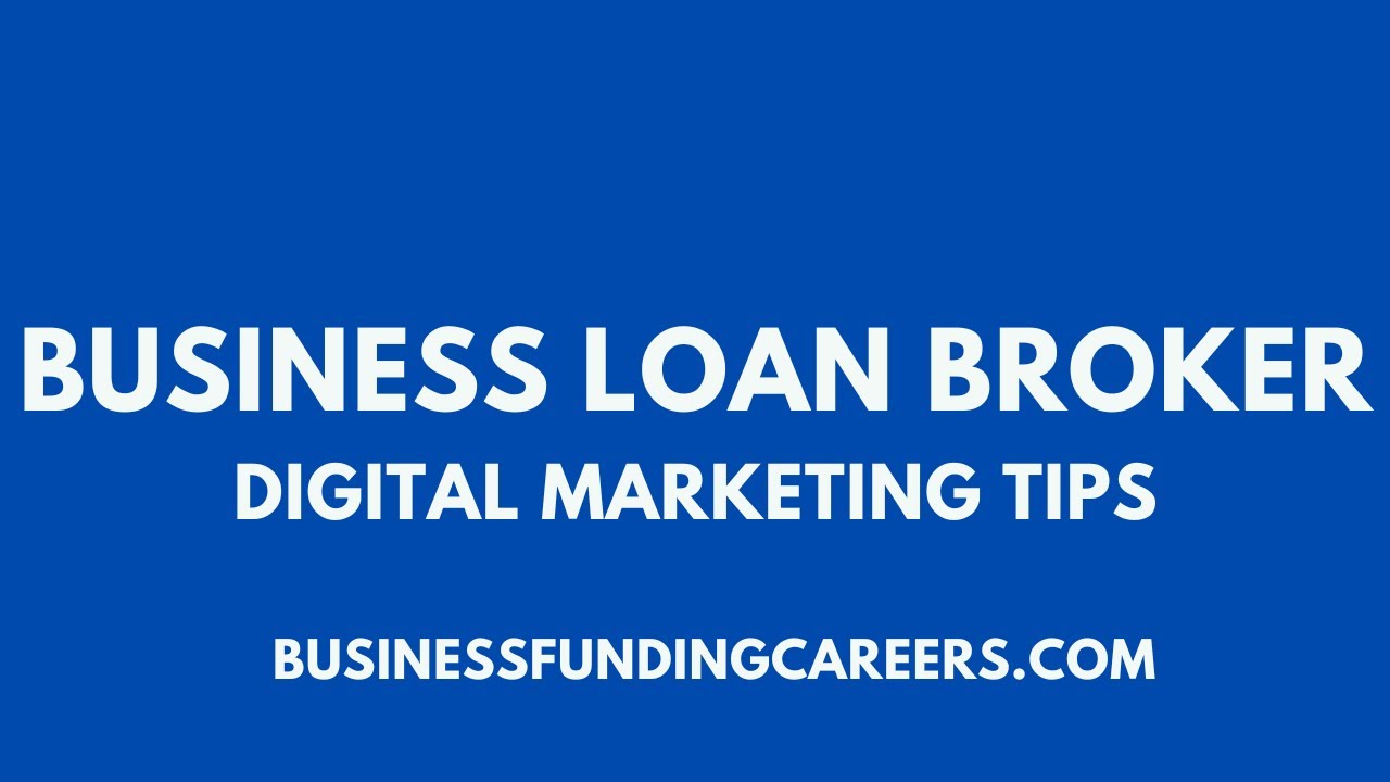 Business Loan Broker Domination - Affiliate Network Marketing - DAC Partner Program - MLSP Training