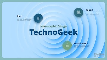 Neumorphic PowerPoint Presentation Design