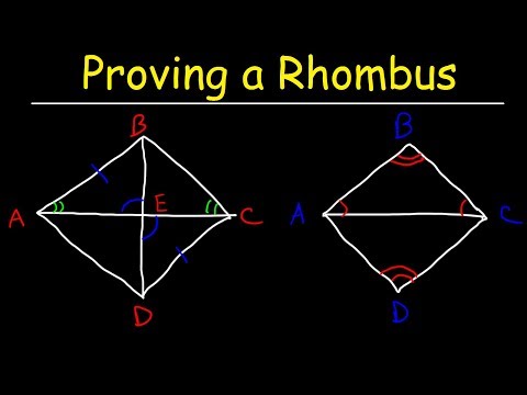 Video: Hoe bewijs je dat een parallellogram een ruit is?