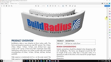 How to Draw Curved ICF Walls with Radius BIM Models