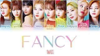 TWICE - FANCY color coded lyrics 가사 | ENG, HAN, ROM