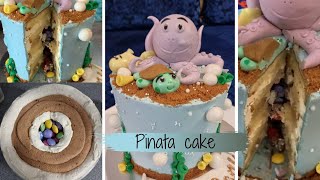 Pinata cake ou gâteau surprise simple à réaliser