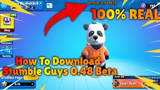 How to Download 0.48 BETA in Stumble Guys 