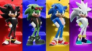🔴 Sonic SUPER 😱OTHE HEDGEHOG 3 Tiles Hop 🎯 Cedm rush 🟢