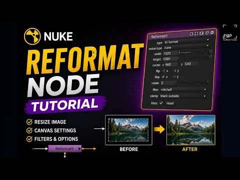 [Nuke Course Beginner] CH-27 | Reformat Node Explained | Resize Properly in Nuke