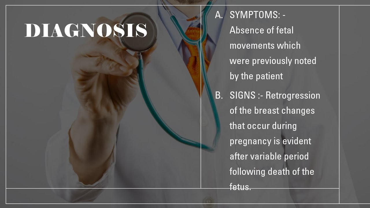 EXPLAINED THE DIAGNOSIS OF INTRAUTERINE FETAL DEATH | Dr. sarfaraj saiyad