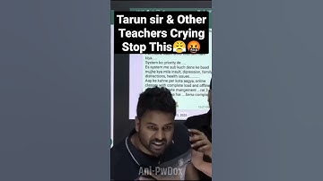 Tarun sir & Other Teachers Crying Stop This #alakhpandey #tarunsir #physicswallah #mdsir #adda247