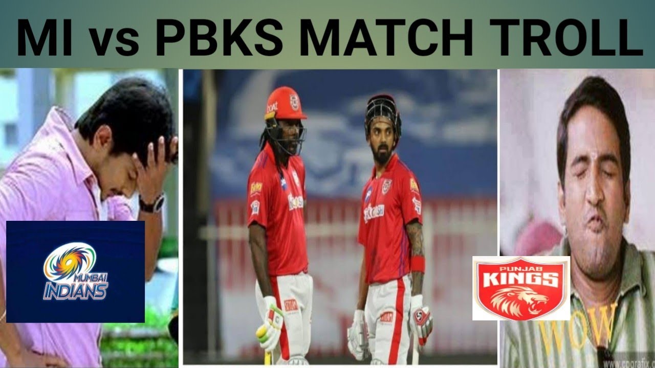 MI vs PBKS MATCH TROLL 😂😂😂