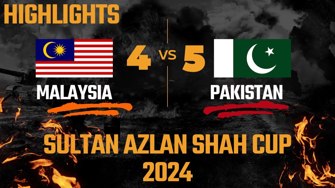 Pakistan Azlan Pakistan Vs Malaysia hockey match Highlights | Sultan Azlan Shah Cup ...
