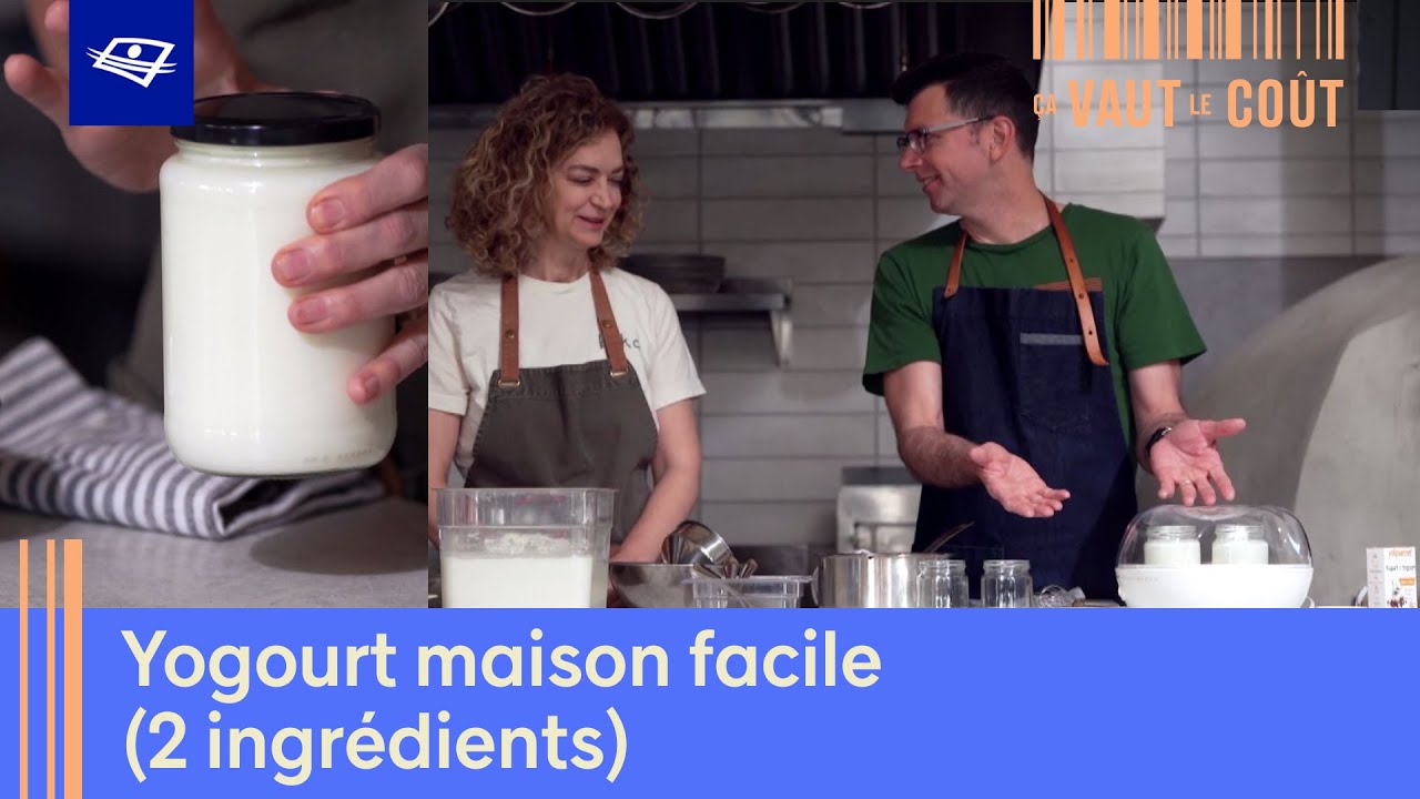 Faire du yogourt à la maison avec ou sans yaourtière 🥛 — Recette | Ça