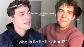 joshua bassett having it with the drama for nearly 2 minutes