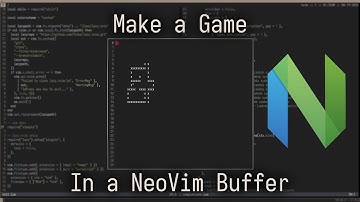 Making Games in Neovim