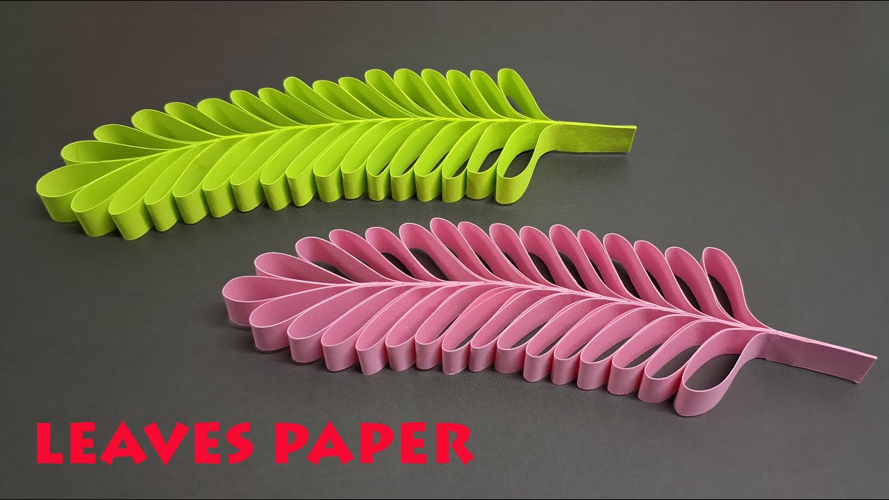 How to Make Paper Leaf Branch | Easy DIY Paper Craft Tutorial for Home Decor