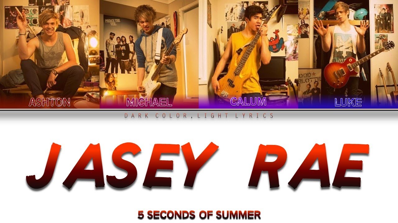 5 Seconds Of Summer 'Jasey Rae' (Original by All Time Low) Lyrics [Color Coded ENG_ESP] YouTube