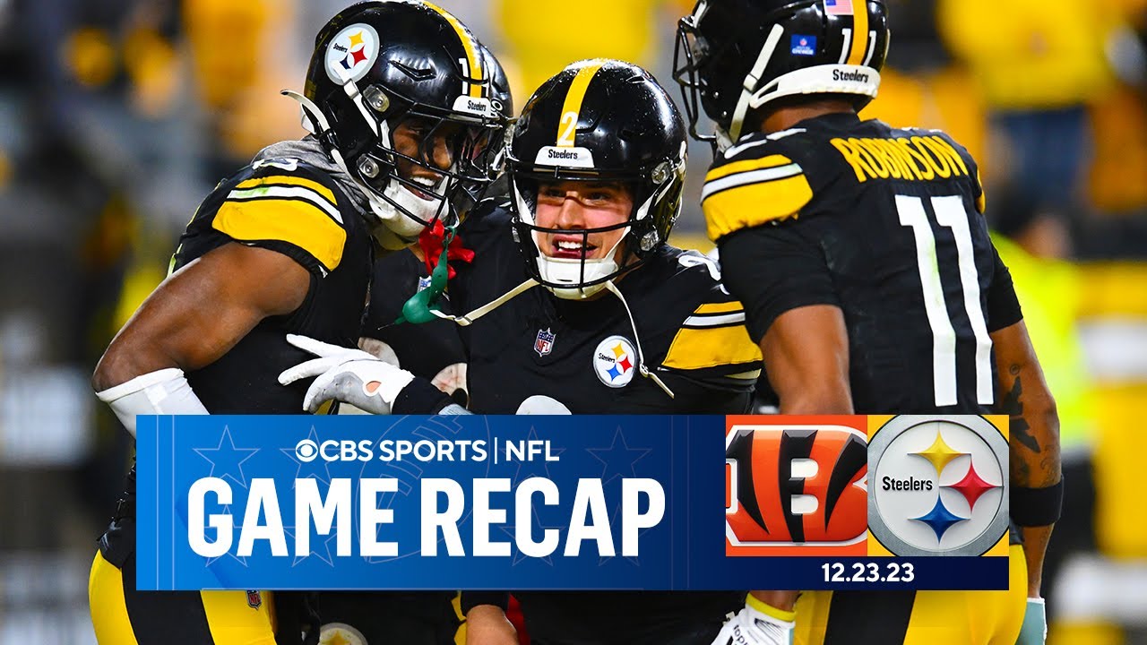 Mason Rudolph SHOWED UP As Steelers Beat Bengals Game Recap CBS mason-rudolph-showed-up-as-steelers-beat-bengals-game-recap-cbs