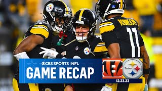 Mason Rudolph SHOWED UP as Steelers beat Bengals | Game Recap | CBS Sports