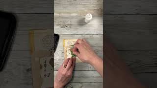 Simple Ephemera for a junk journal: Be Genuine.