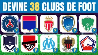 Devine 38 Clubs De Football Français en 3 Secondes Grâce À Leur Logo !😱⚽💥