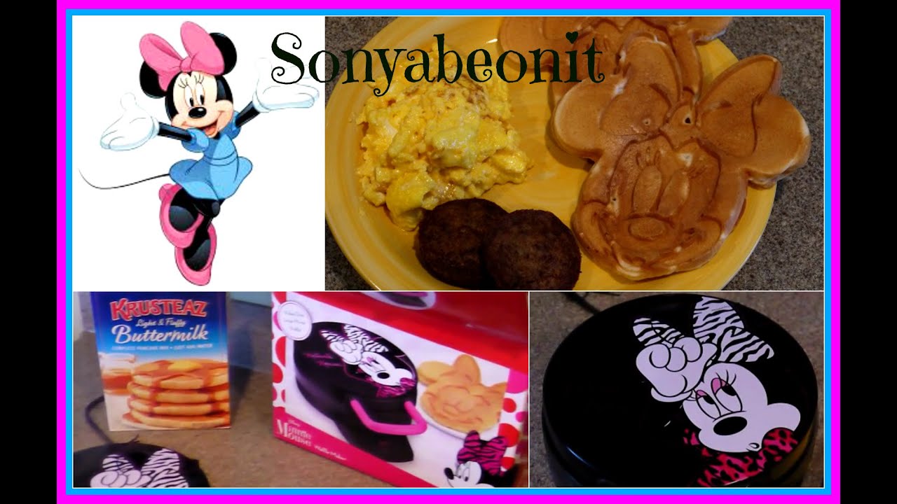 Disney Minnie Mouse Waffle Maker