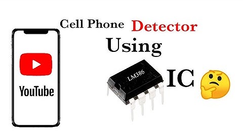 LM386 IC CellPhone Detector Smart Phones at Home By#newinventionsyoutubechanneleasyprojects