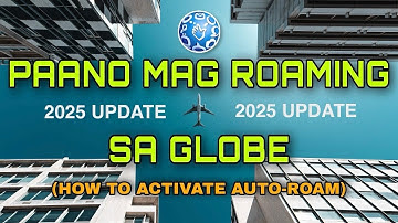 HOW TO ACTIVATE ROAMING ON GLOBE | 2025 UPDATE #fyp #video #feed #globe #tm #youtube #tutorial #net 