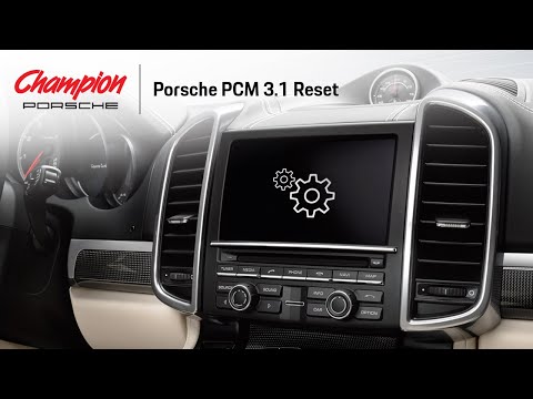 How to: Porsche PCM 3.1 Reset and Fix