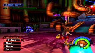 Kingdom Hearts 1] Hollow Bastion, Boss Battle with Evil Riku (Ansem) PCSX2