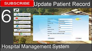 6. Hospital Management System in java - Update Patient Record (JFrame, Mysql Database, Netbeans IDE)