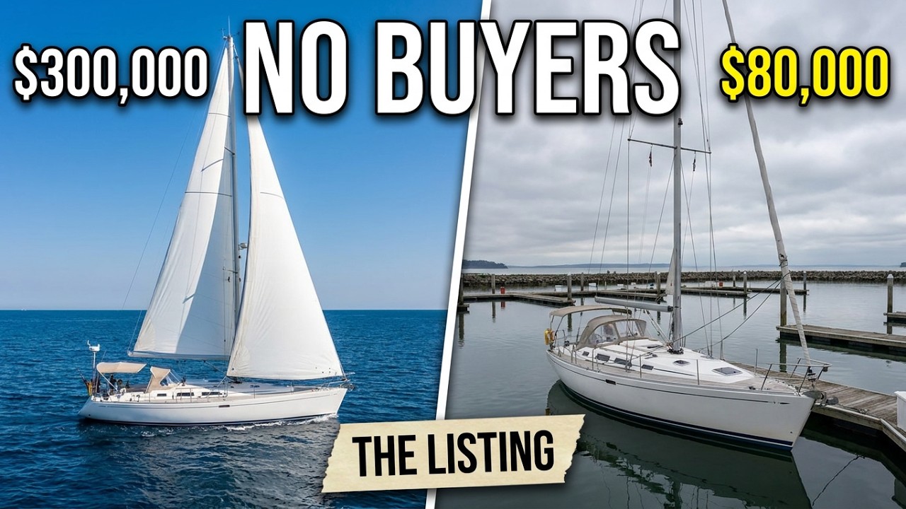 ⁣He Listed His $300,000 Sailboat for $80,000. After Six Months, He Got One Call.
