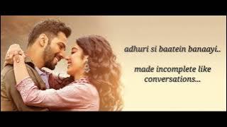 Tere Dil Se Dil Tak Mere English Translation | Bawaal | Varun Dhawan & Janvi Kapoor