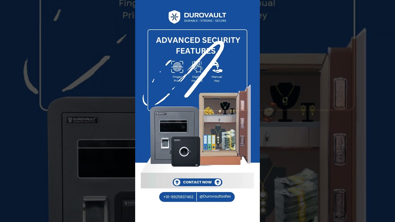 🎉 AADI MEGA SALE is here with DUROVAULT® safety locker 🔐 Get 20% OFF on premium safety lockers✨
