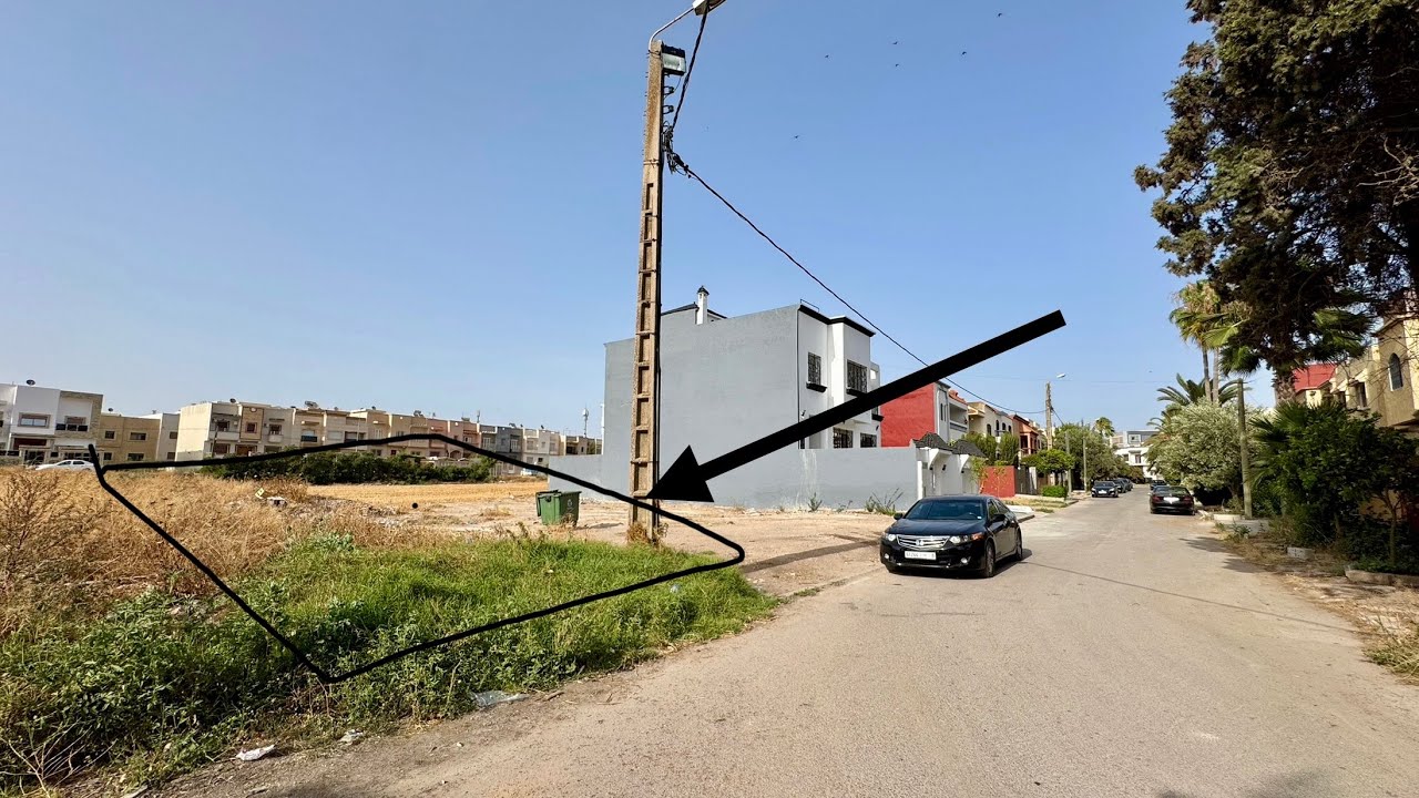 بتمن 2900 درهم للمتر فقط بقعة فيلا للبيع بالقرب من الشارع الرئيسي بمدخل مدينة برشيد جهة الدارالبيضاء