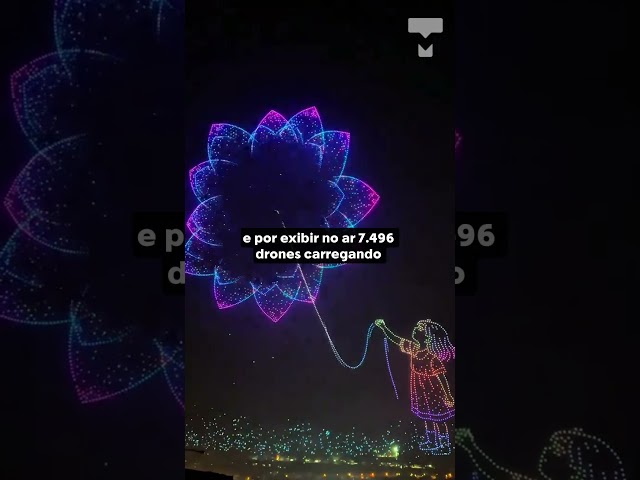 Imagem de SHOW DE 16 MIL DRONES NA CHINA BATE RECORDE MUNDIAL!