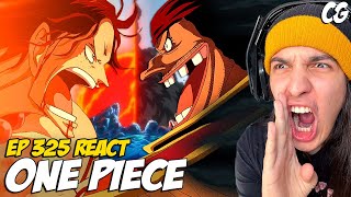ACE VS BARBA NEGRA!!! UMA DAS MELHORES LUTAS! - React One Piece EP 325